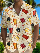 Deutschland-Bedrucktes Kurzarm-Hemd für Männer